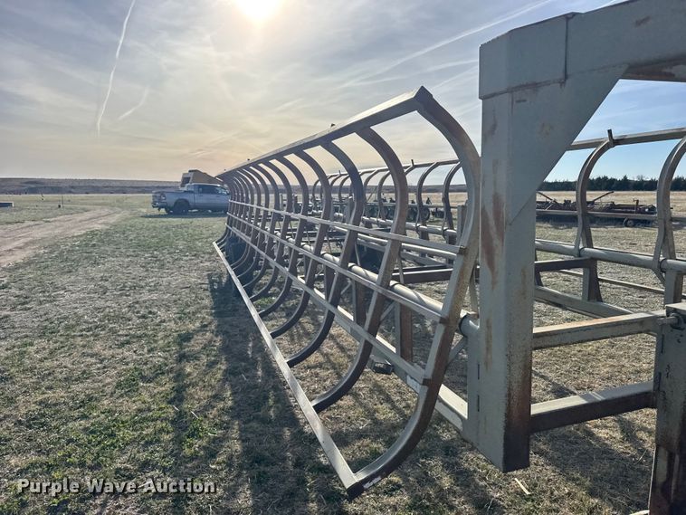 image for item FB7127 Pride of the prairie hay bale trailer