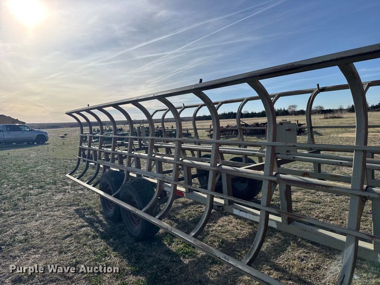 image for item FB7127 Pride of the prairie hay bale trailer