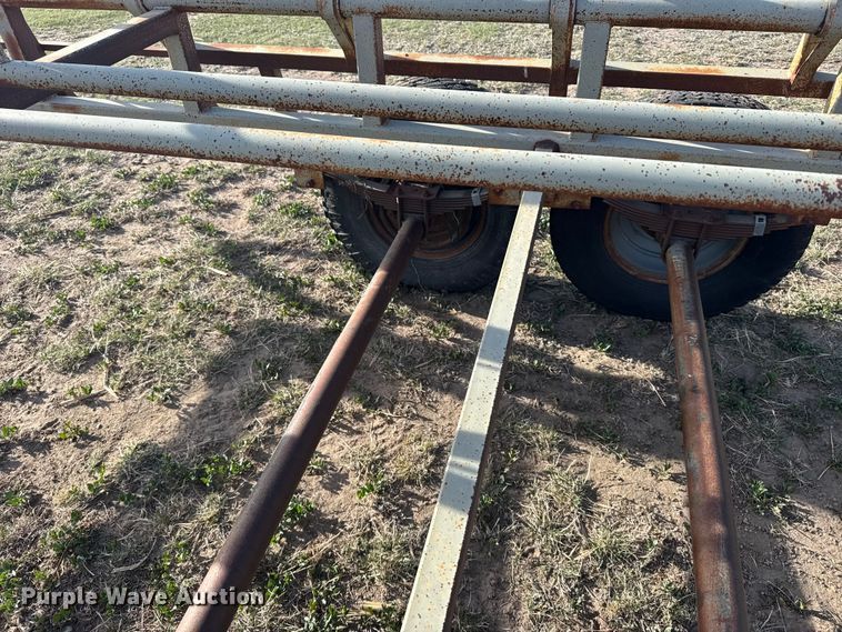 image for item FB7127 Pride of the prairie hay bale trailer