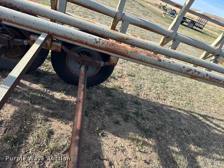 image for item FB7127 Pride of the prairie hay bale trailer