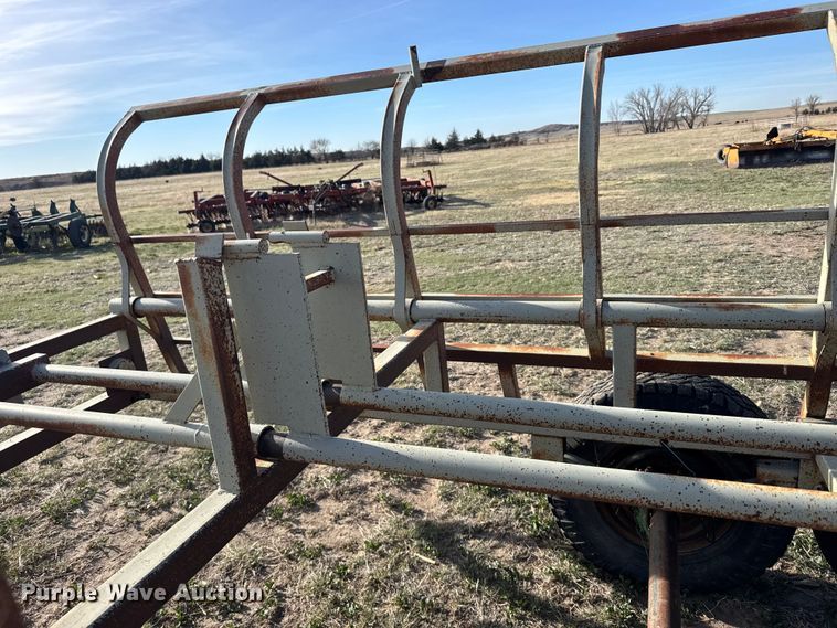 image for item FB7127 Pride of the prairie hay bale trailer
