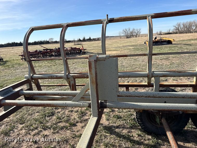 image for item FB7127 Pride of the prairie hay bale trailer