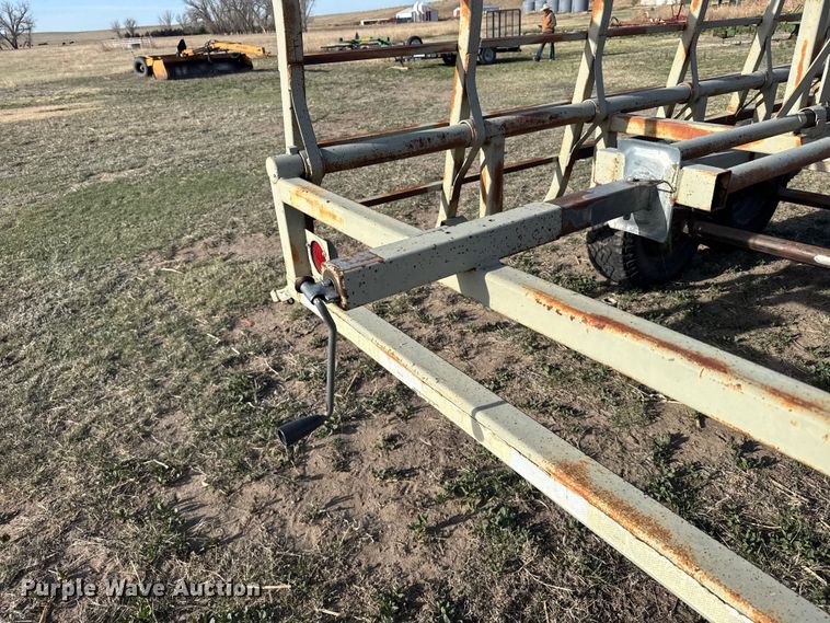 image for item FB7127 Pride of the prairie hay bale trailer