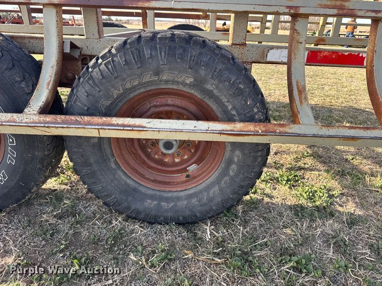 image for item FB7127 Pride of the prairie hay bale trailer