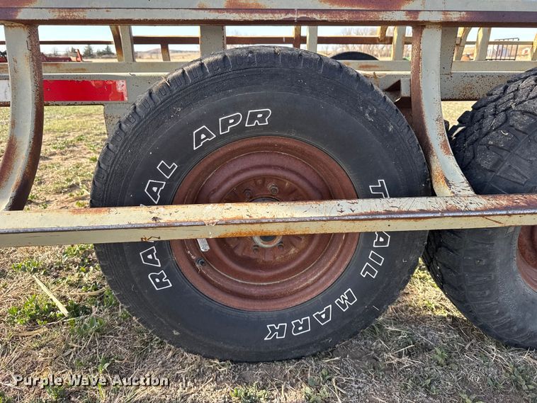 image for item FB7127 Pride of the prairie hay bale trailer