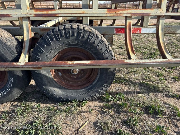 image for item FB7127 Pride of the prairie hay bale trailer