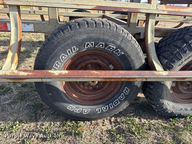 image for item FB7127 Pride of the prairie hay bale trailer