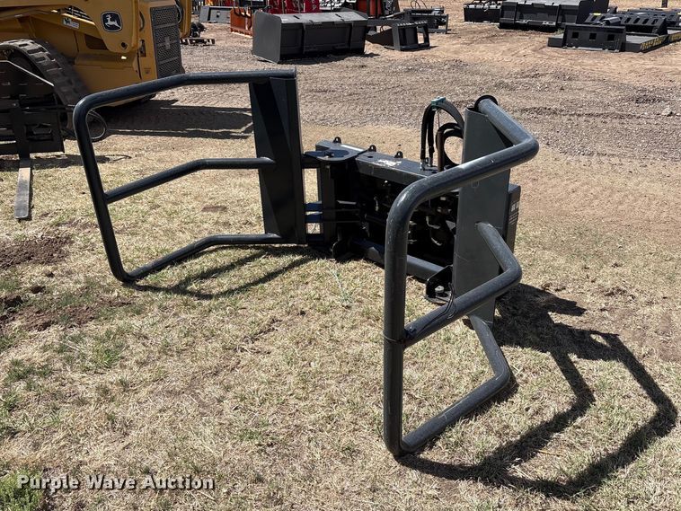 image for item FC2185 2025 Wolverine BSH-12-75D skid steer bale grabber