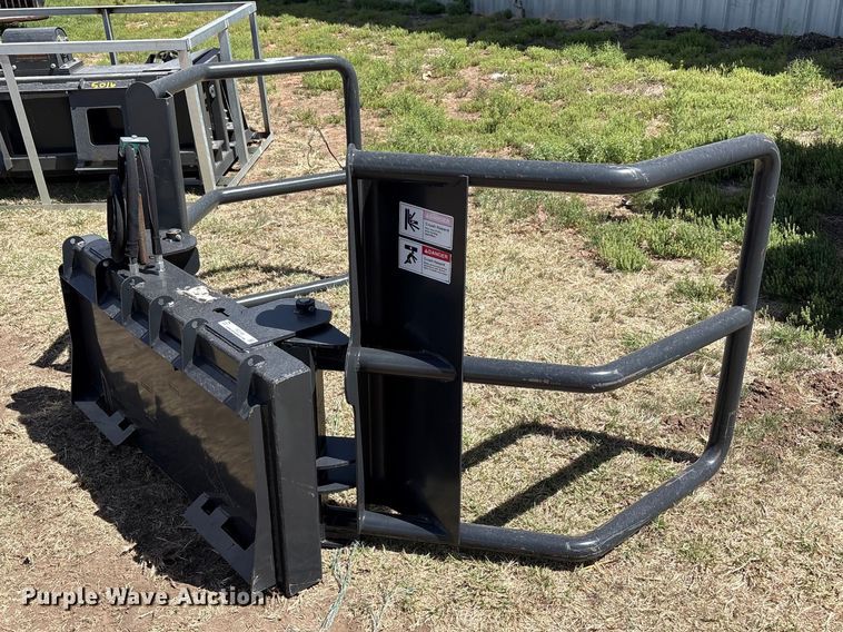 image for item FC2185 2025 Wolverine BSH-12-75D skid steer bale grabber