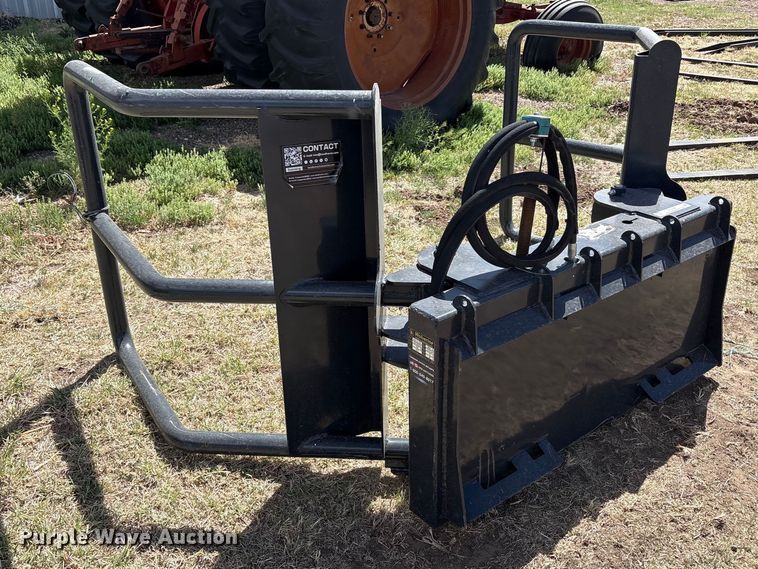 image for item FC2185 2025 Wolverine BSH-12-75D skid steer bale grabber