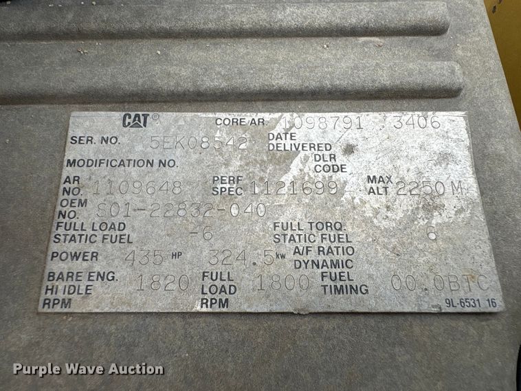 image for item FG2892 1994 Caterpillar 3406E engine