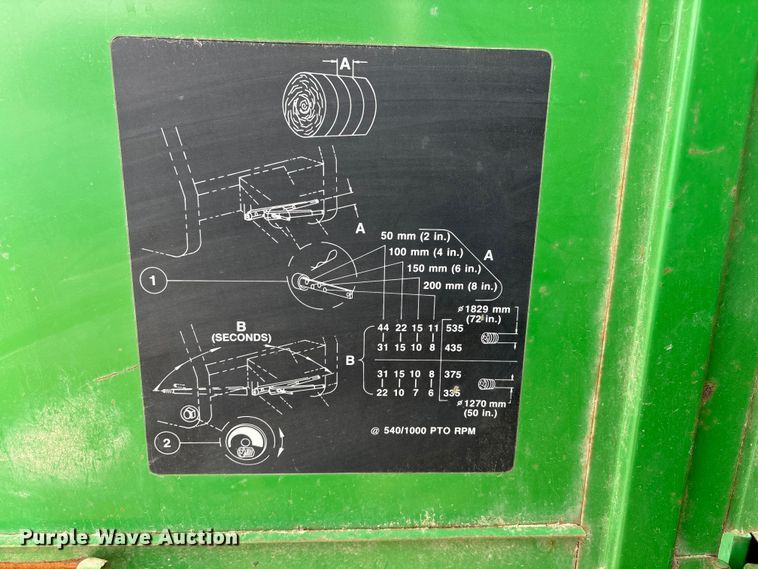 image for item FG2894 John Deere 535 round baler