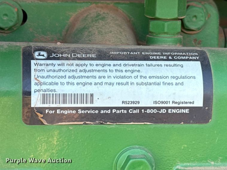 image for item NK9156 2013 John Deere 9560R 4WD tractor