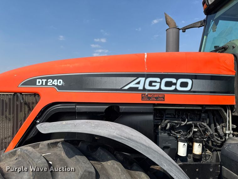 image for item YA3182 2009 AGCO DT240A MFWD tractor