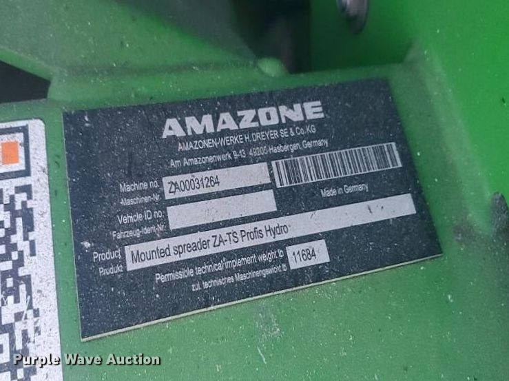 image for item YA3374 Amazone ZA-TS Profis Hydro  spreader