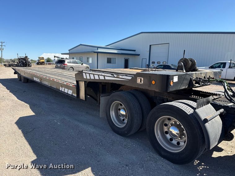 image for item DH1956 2001 Landoll 660B drop tilt deck equipment trailer