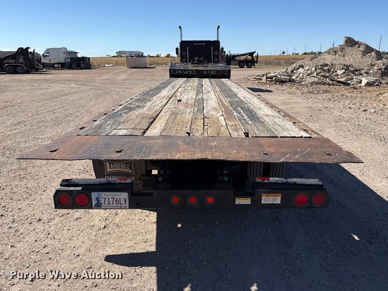 image for item DH1956 2001 Landoll 660B drop tilt deck equipment trailer