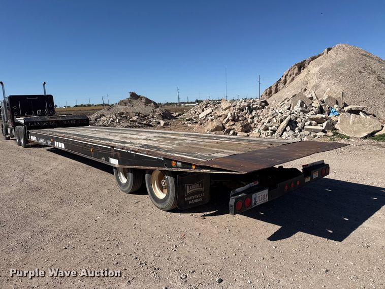 image for item DH1956 2001 Landoll 660B drop tilt deck equipment trailer