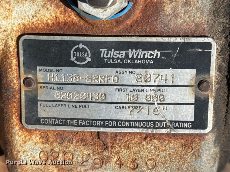 image for item DH1956 2001 Landoll 660B drop tilt deck equipment trailer