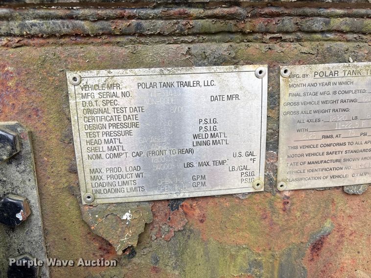 image for item DT2889 2006 Polar asphalt trailer