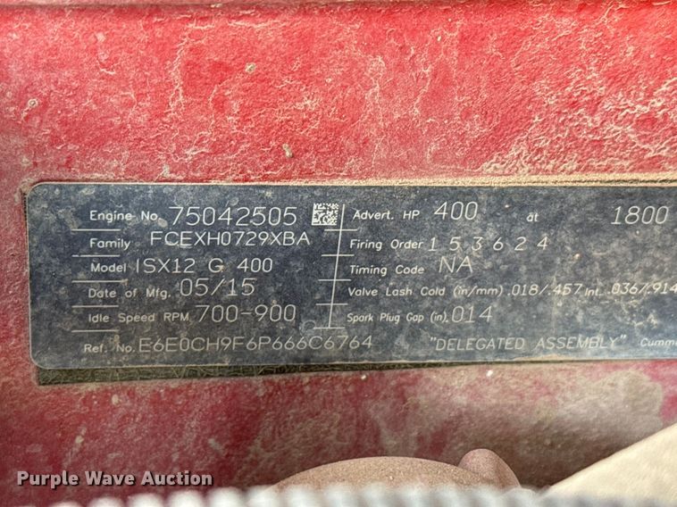 image for item DZ5415 2016 Kenworth T880 truck cab and chassis