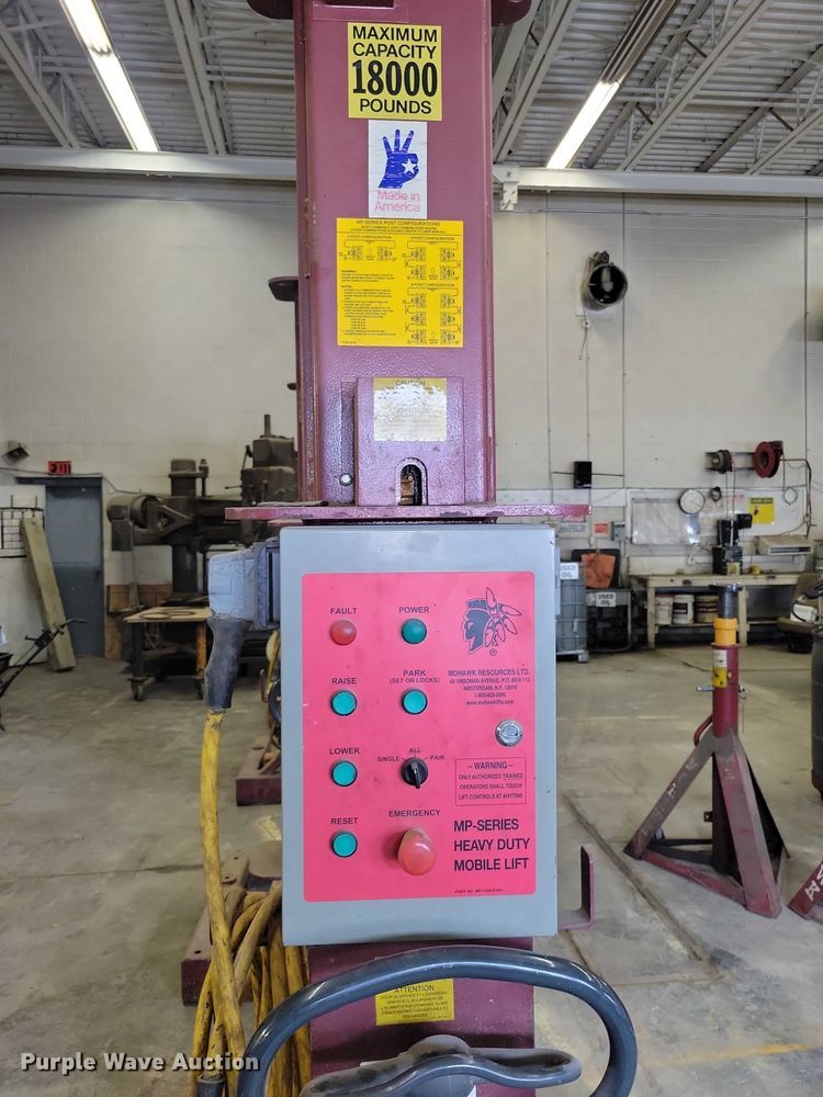 image for item DZ7012 Mohawk MP18006 four post lift
