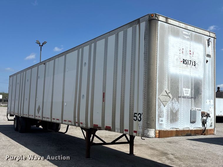 image for item EA4629 1995 Wabash dry van trailer