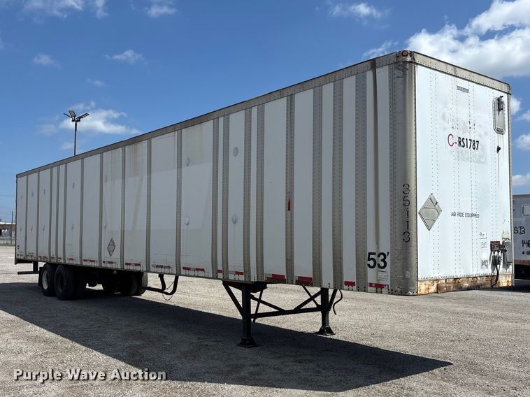 image for item EA4630 1995 Wabash dry van trailer
