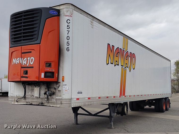 image for item ED0007 2016 Hyundai Translead VR2480202-PRS refrigerated van trailer