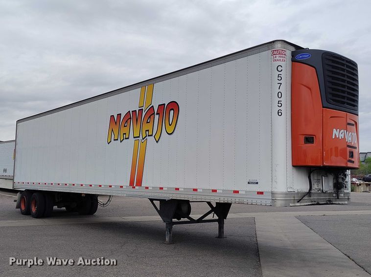 image for item ED0007 2016 Hyundai Translead VR2480202-PRS refrigerated van trailer