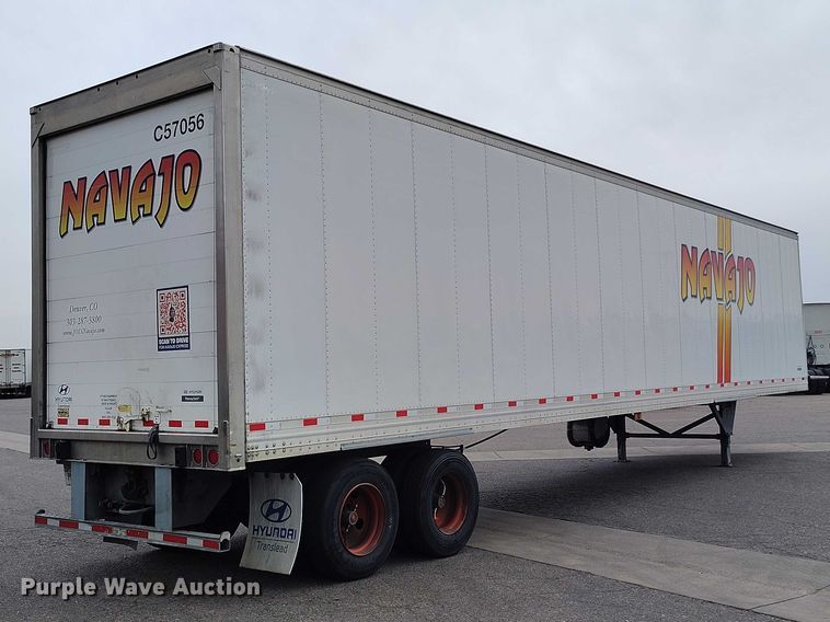 image for item ED0007 2016 Hyundai Translead VR2480202-PRS refrigerated van trailer