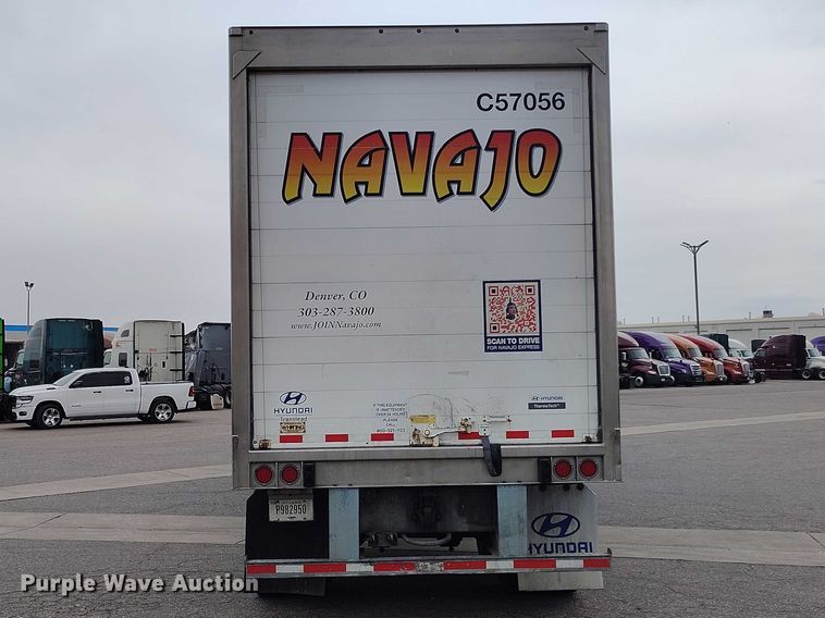 image for item ED0007 2016 Hyundai Translead VR2480202-PRS refrigerated van trailer