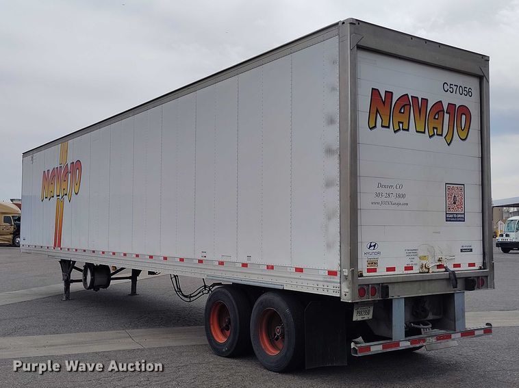 image for item ED0007 2016 Hyundai Translead VR2480202-PRS refrigerated van trailer