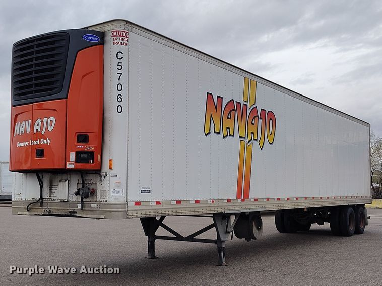 image for item ED0008 2016 Hyundai Translead VR2480202-PRS refrigerated van trailer