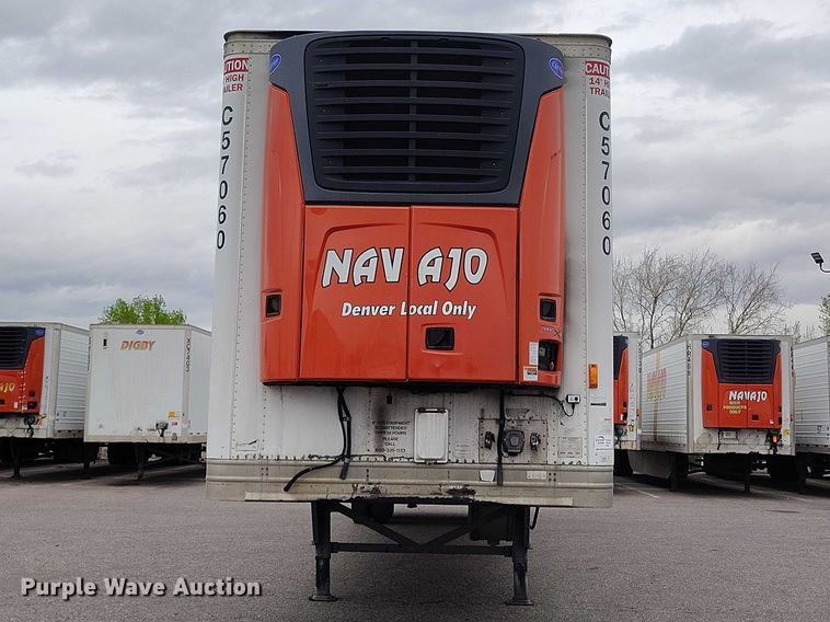 image for item ED0008 2016 Hyundai Translead VR2480202-PRS refrigerated van trailer