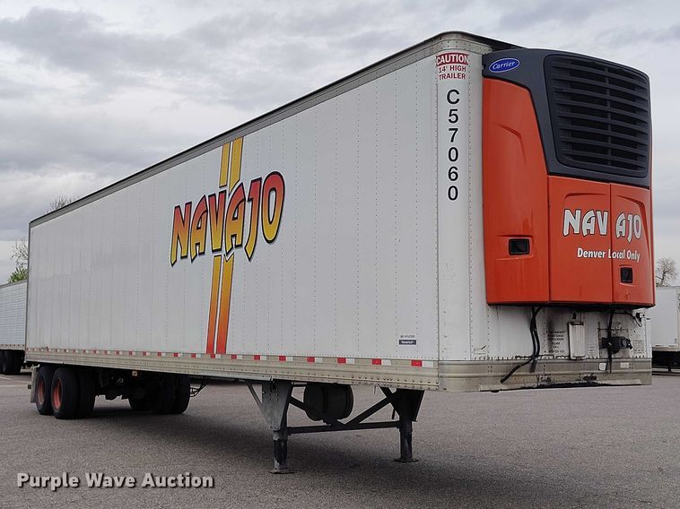 image for item ED0008 2016 Hyundai Translead VR2480202-PRS refrigerated van trailer