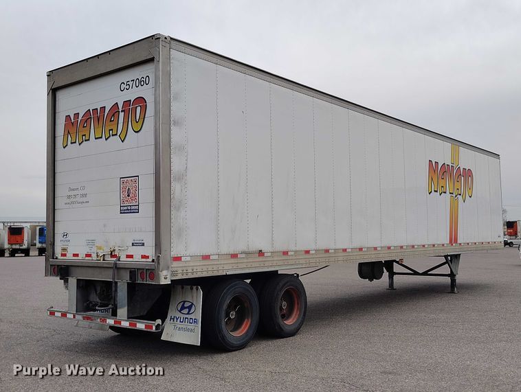 image for item ED0008 2016 Hyundai Translead VR2480202-PRS refrigerated van trailer