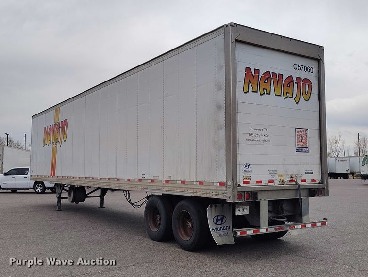 image for item ED0008 2016 Hyundai Translead VR2480202-PRS refrigerated van trailer