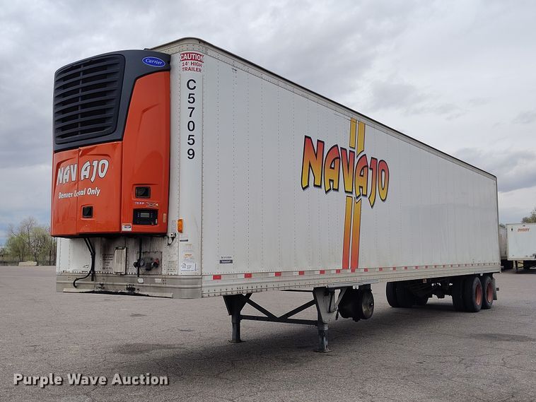 image for item ED0009 2016 Hyundai Translead VR2480202-PRS refrigerated van trailer