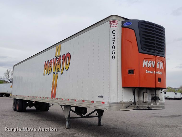 image for item ED0009 2016 Hyundai Translead VR2480202-PRS refrigerated van trailer