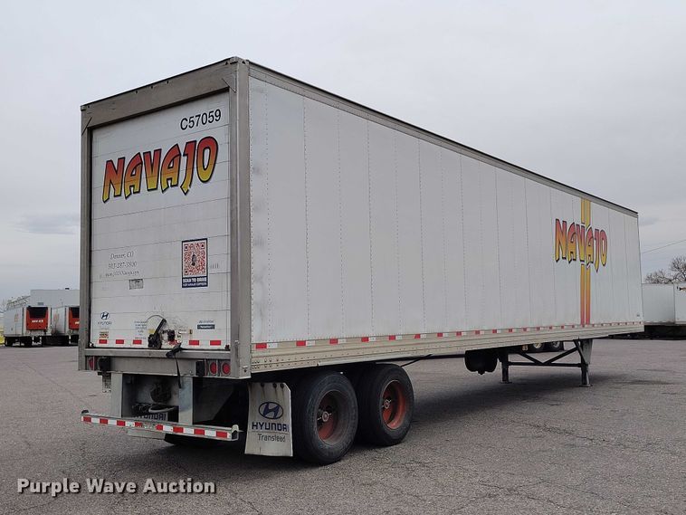 image for item ED0009 2016 Hyundai Translead VR2480202-PRS refrigerated van trailer