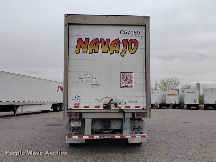 image for item ED0009 2016 Hyundai Translead VR2480202-PRS refrigerated van trailer