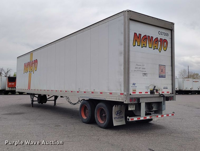 image for item ED0009 2016 Hyundai Translead VR2480202-PRS refrigerated van trailer