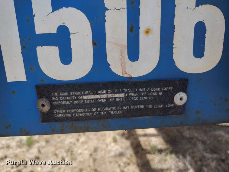 image for item ED0016 1994 Trailmoblie F71T-6UAD flatbed trailer