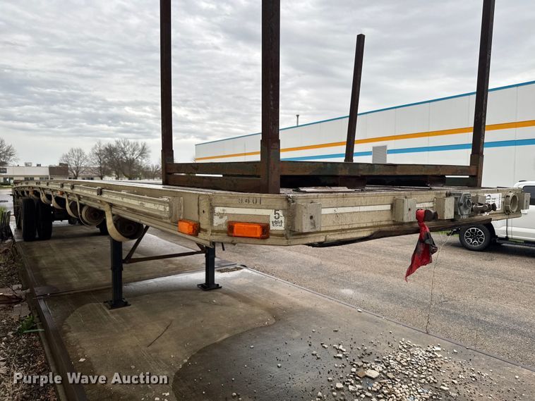 image for item EF2455 1994 East Manufacturing Corporation flatbed trailer