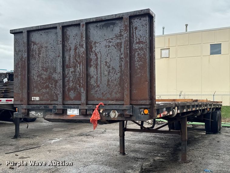 image for item EF2456 1991 Trailmobile F71T-7UAI flatbed trailer