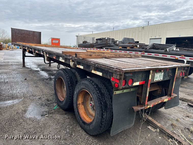 image for item EF2456 1991 Trailmobile F71T-7UAI flatbed trailer