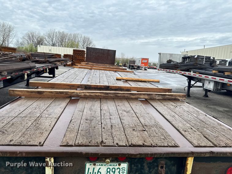 image for item EF2456 1991 Trailmobile F71T-7UAI flatbed trailer