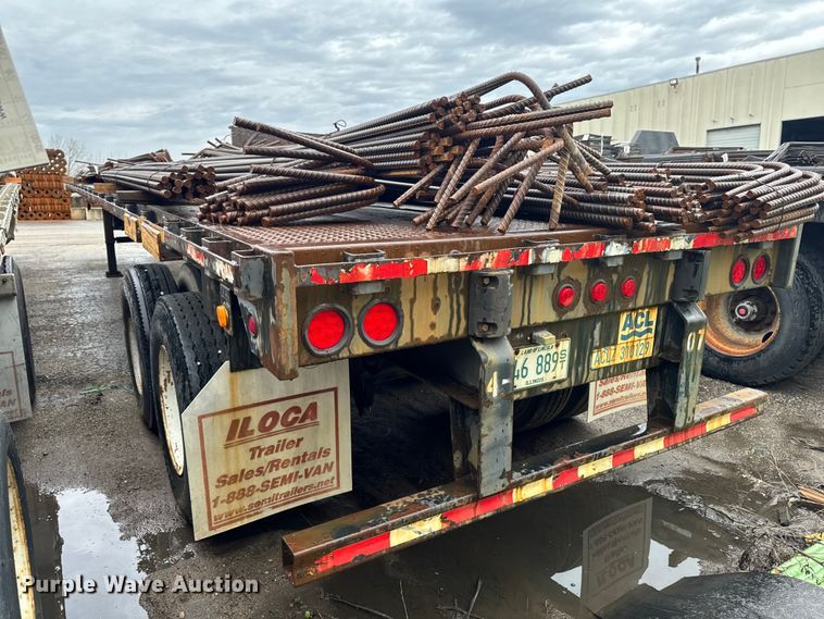 image for item EF2457 1999 Armor ATF240 flatbed trailer