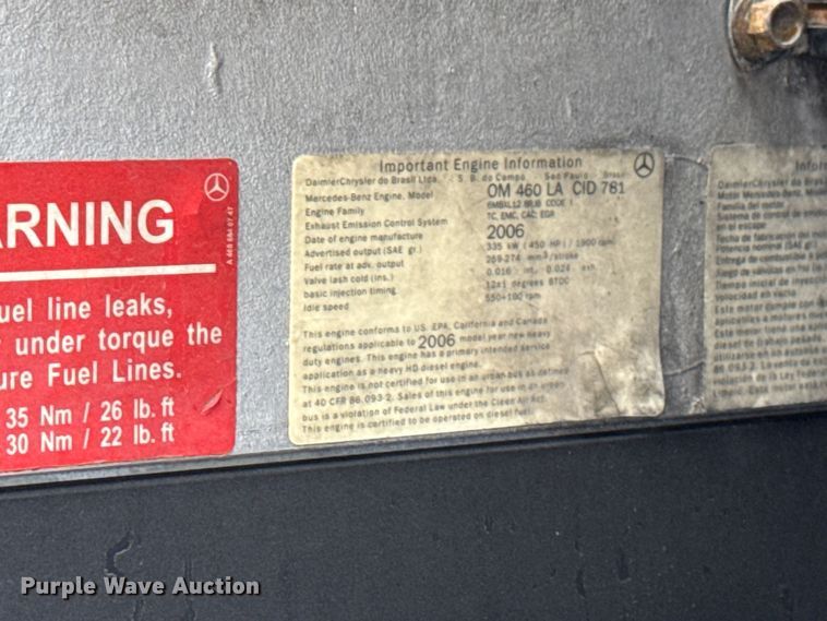 image for item EG2165 2007 Sterling Truck A9500 Series semi truck